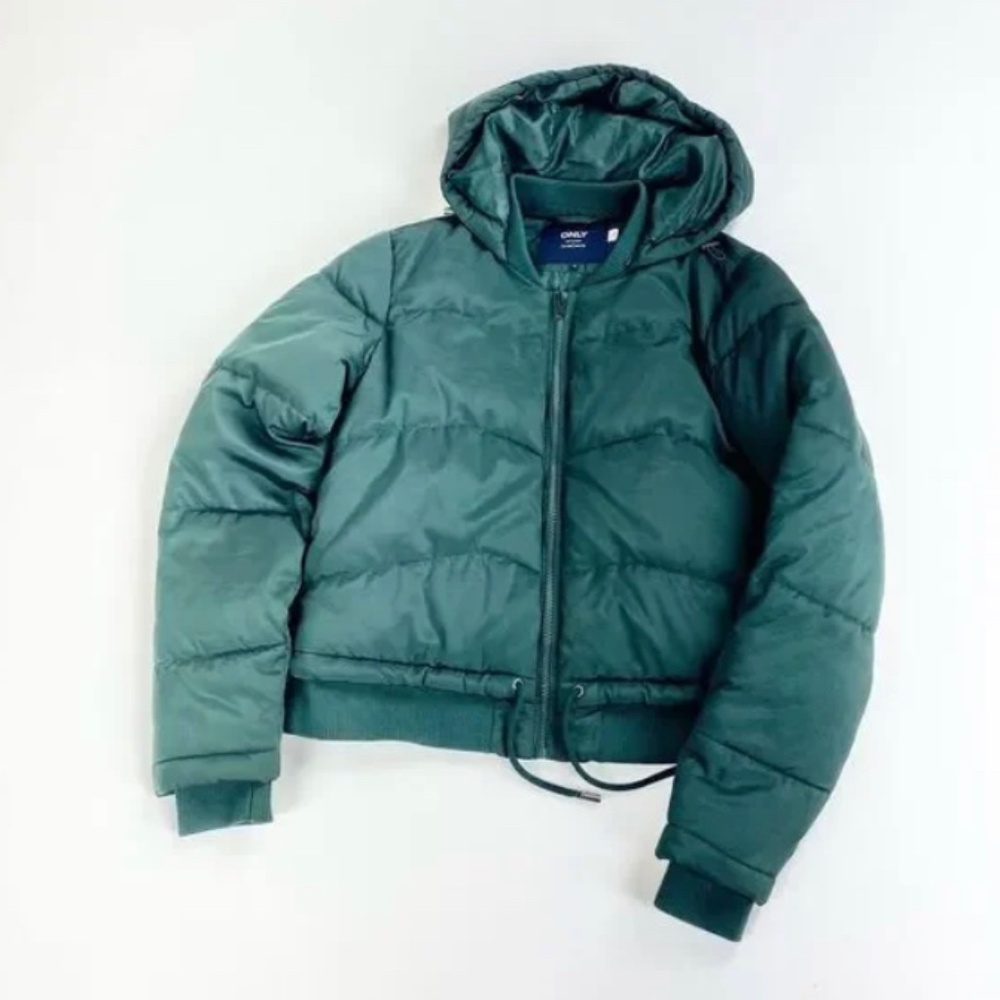 IN SEARCH OF (ONLY Our Story Green Hooded Padded Jacket) any size